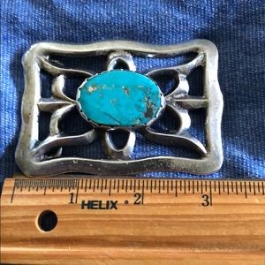 Native American belt buckle